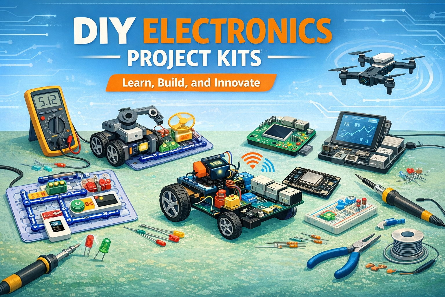 diy electronics projects kits