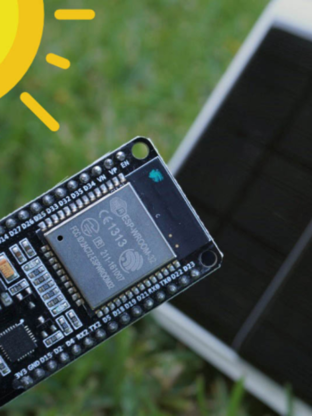 esp32 solar powered battery level monitor