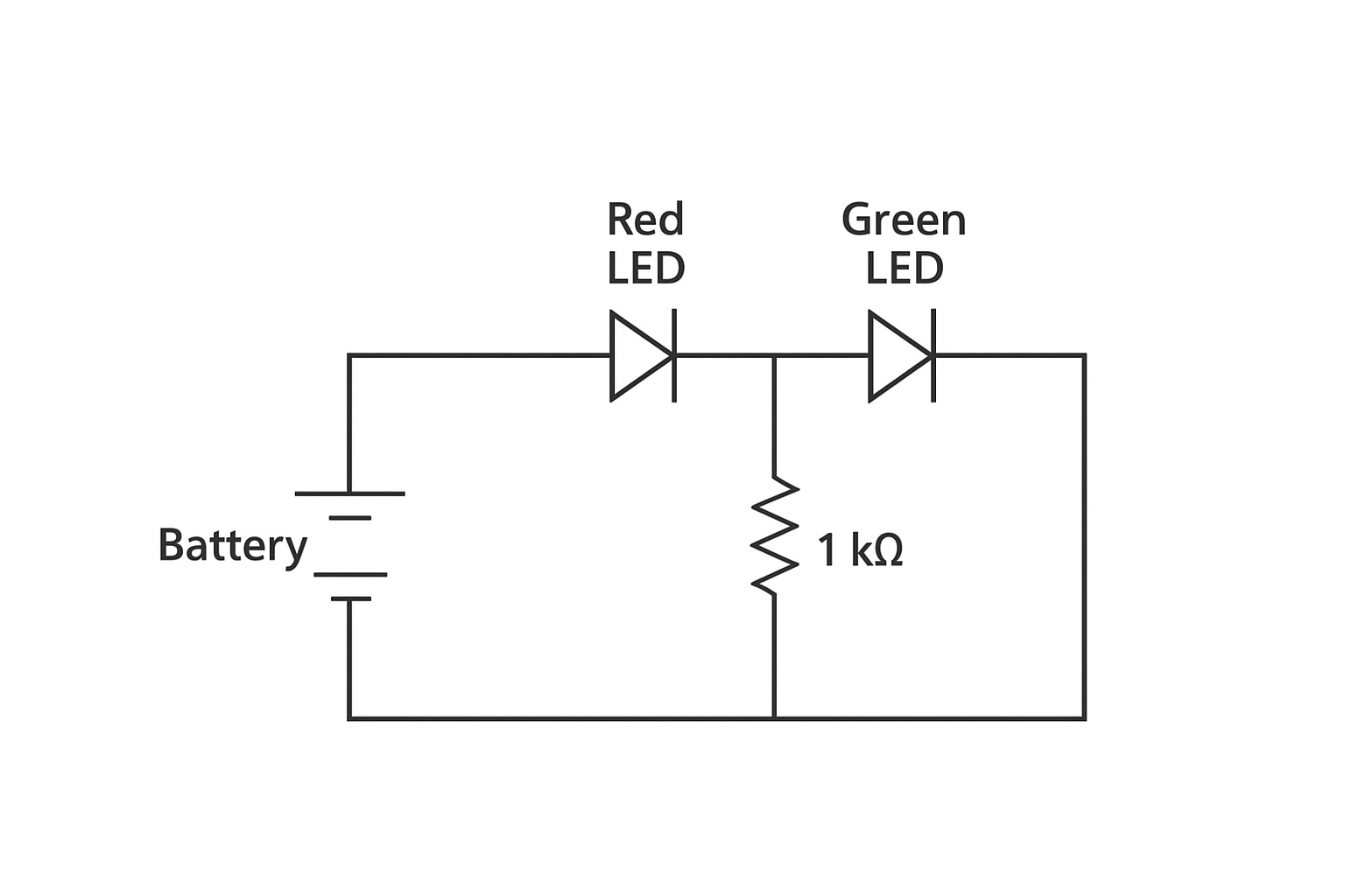 battery polarity tester daigram
